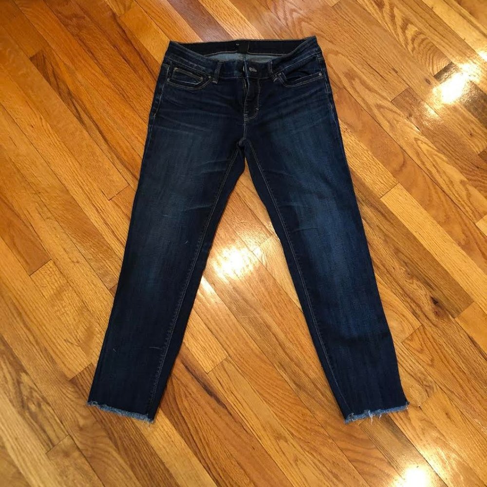 White House Black Market Slim Crop Jeans